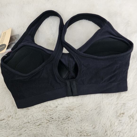 NEW Truekind Daily Comfort Wireless Shaper Seamless Bra - Black (Plus Size L) - Picture 9 of 14